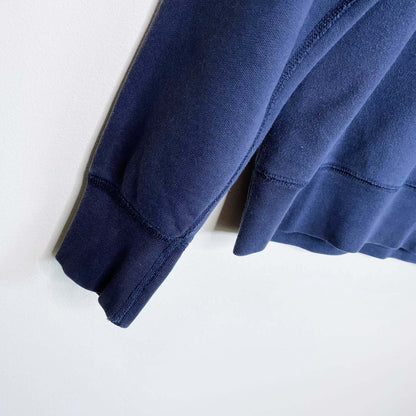 vintage 00s roots varsity nameplate hoodie - size xs