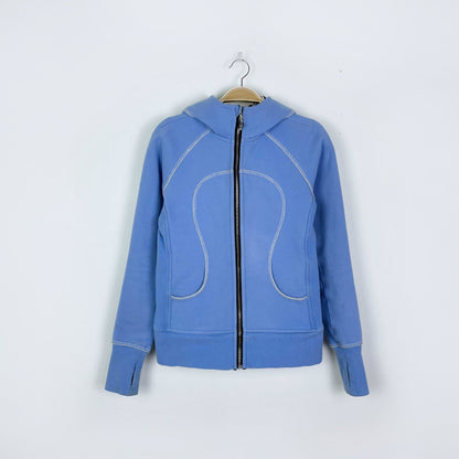 lululemon special edition blanket stitch scuba hoodie - size 6