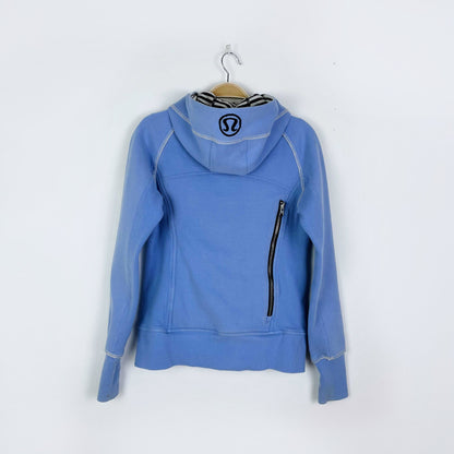 lululemon special edition blanket stitch scuba hoodie - size 6