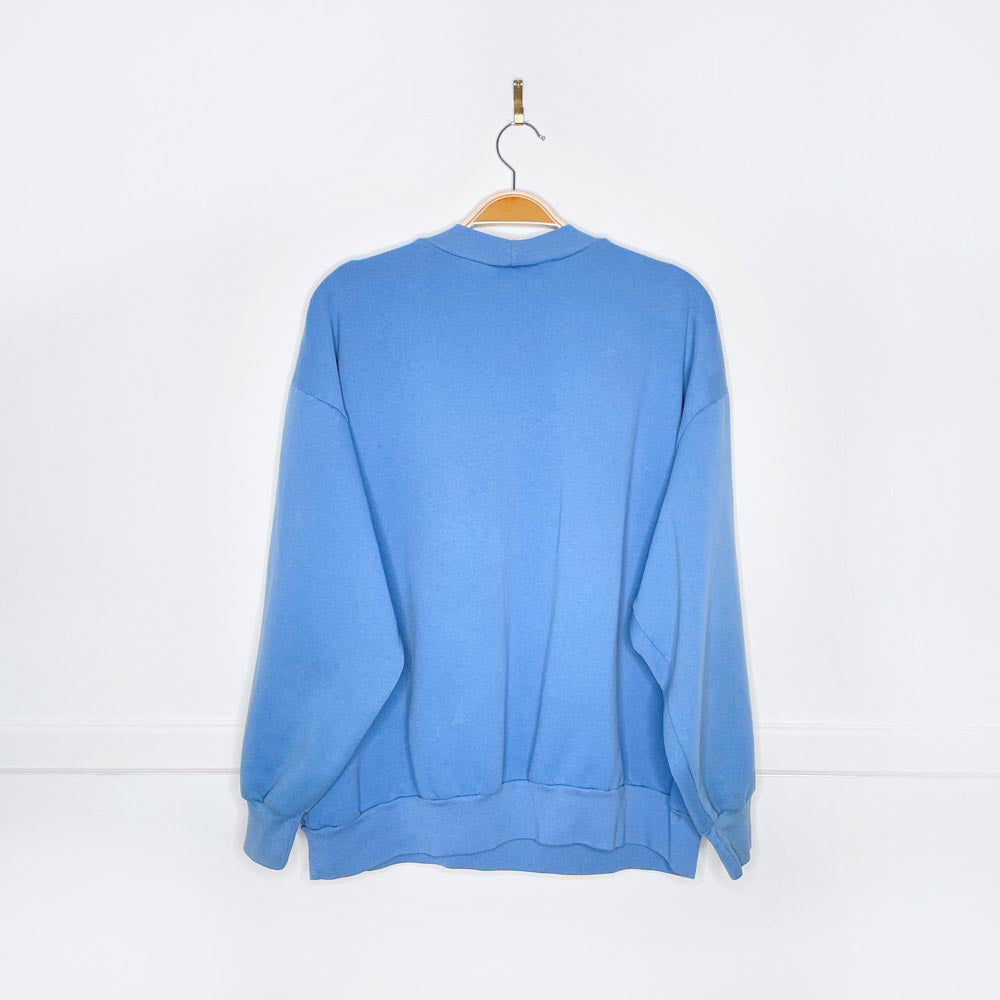 vintage 00s carroll reed snowman graphic crew