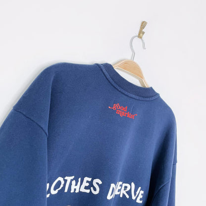 gap workforce x earth activist crop sweatshirt