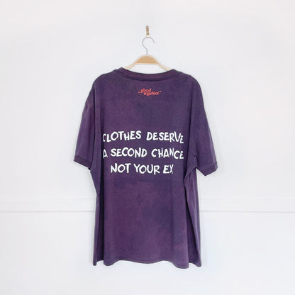 vintage 80s mww x earth activist faded ringer pocket tee