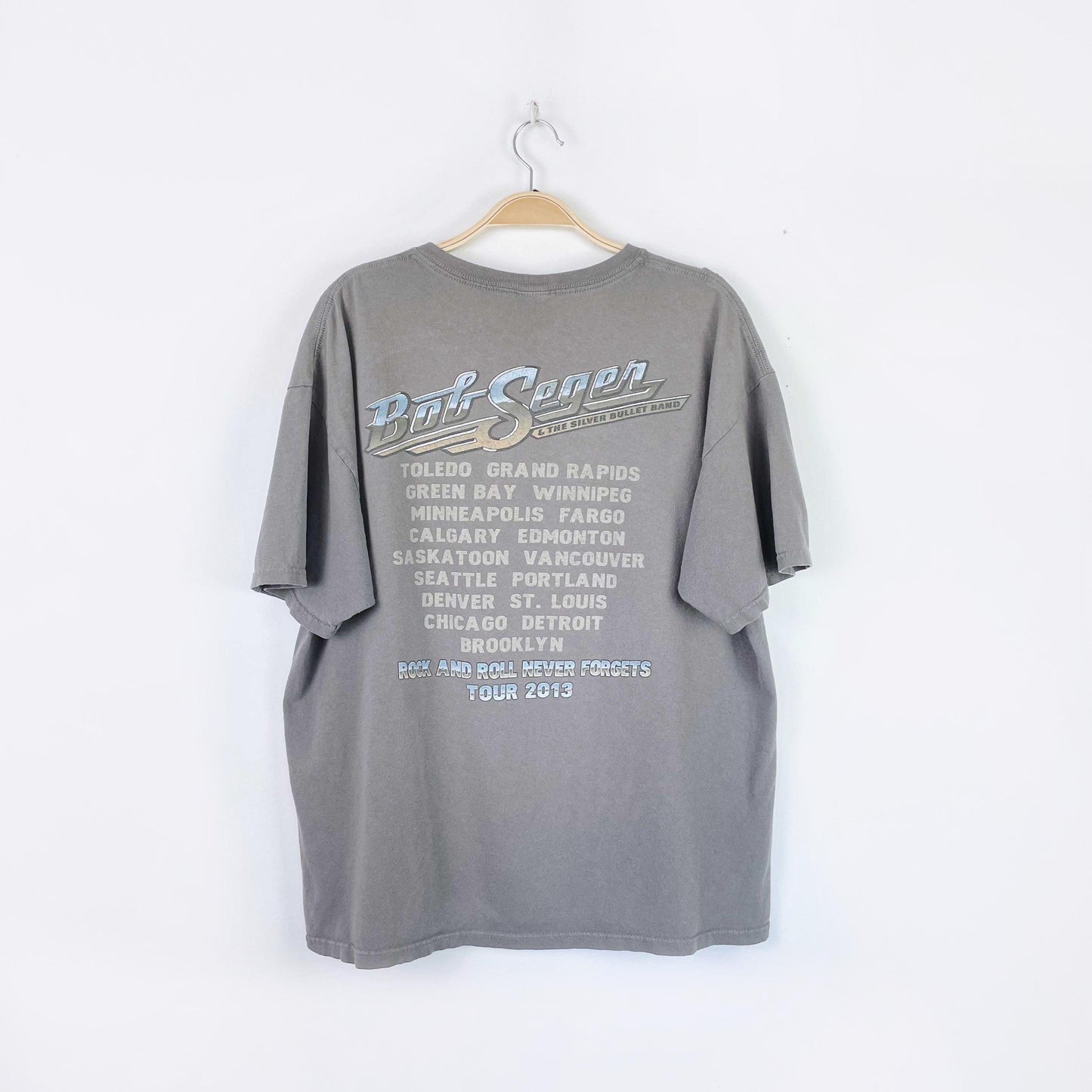 2013 bob seger + the silver bullet band tee