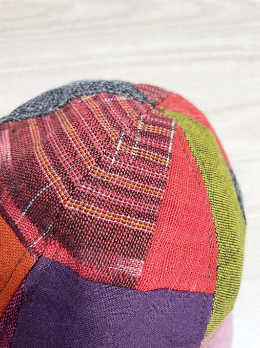 boho patchwork rolled bucket hat | made in Thailand - good market thrift store