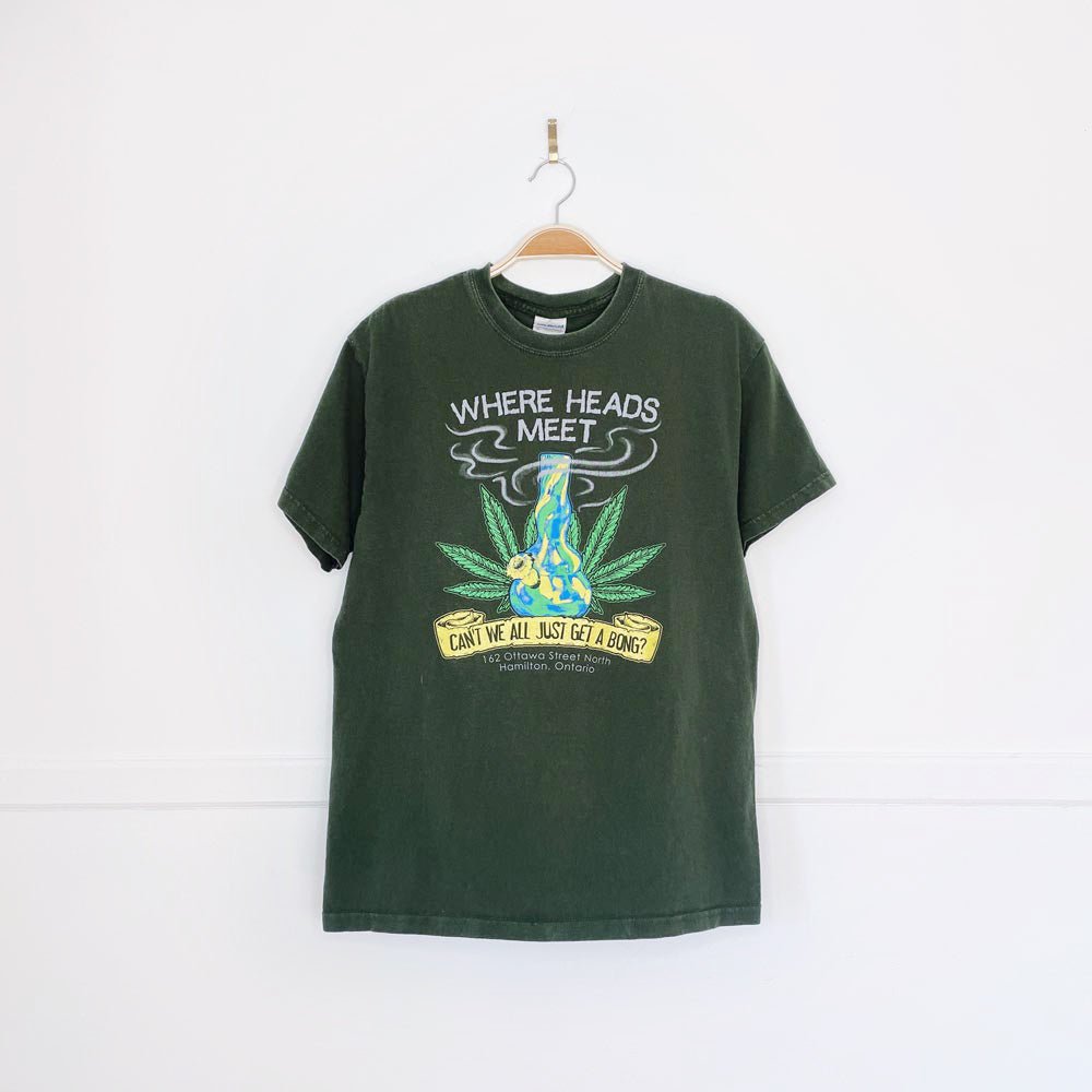 where heads meet | bong parody tee - good market thrift store