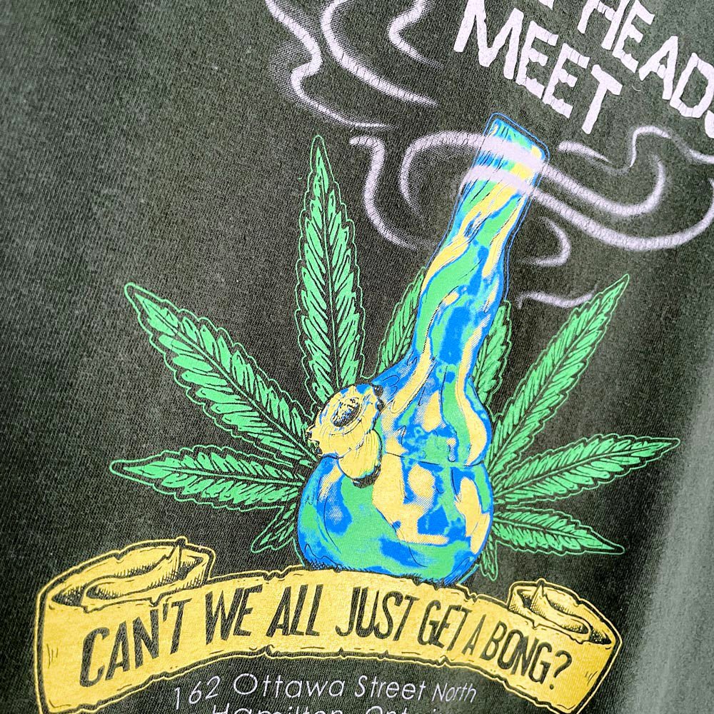 where heads meet | bong parody tee - good market thrift store