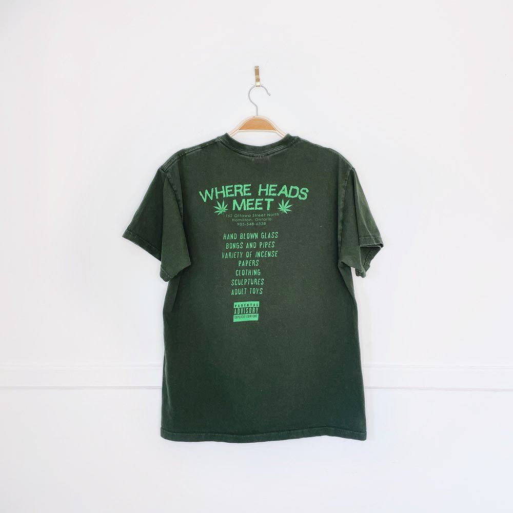 where heads meet | bong parody tee - good market thrift store