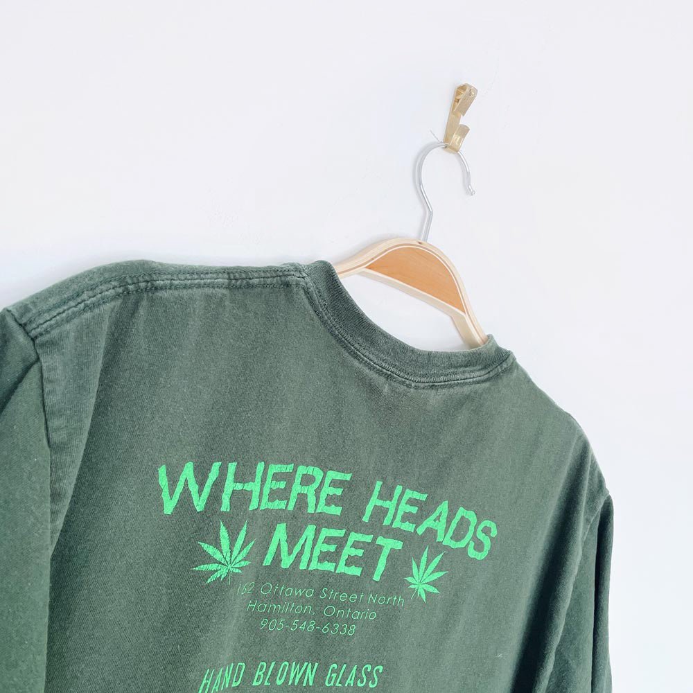 where heads meet | bong parody tee - good market thrift store