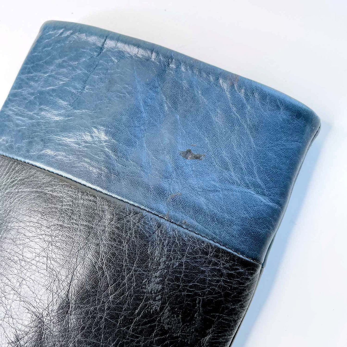 vintage roots black tall leather boots - size 10