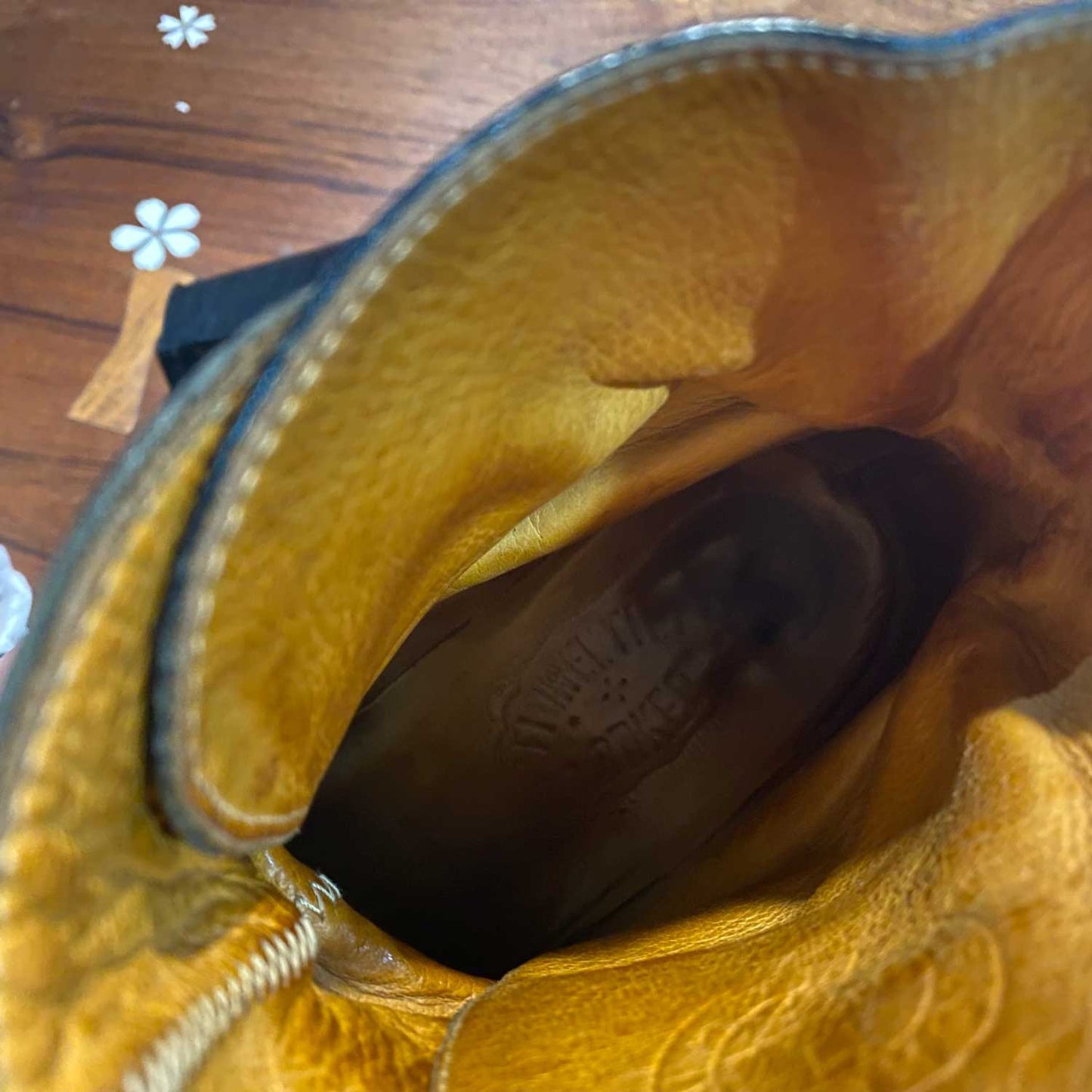 fiorentini + baker heeled leather moto boots - size 40