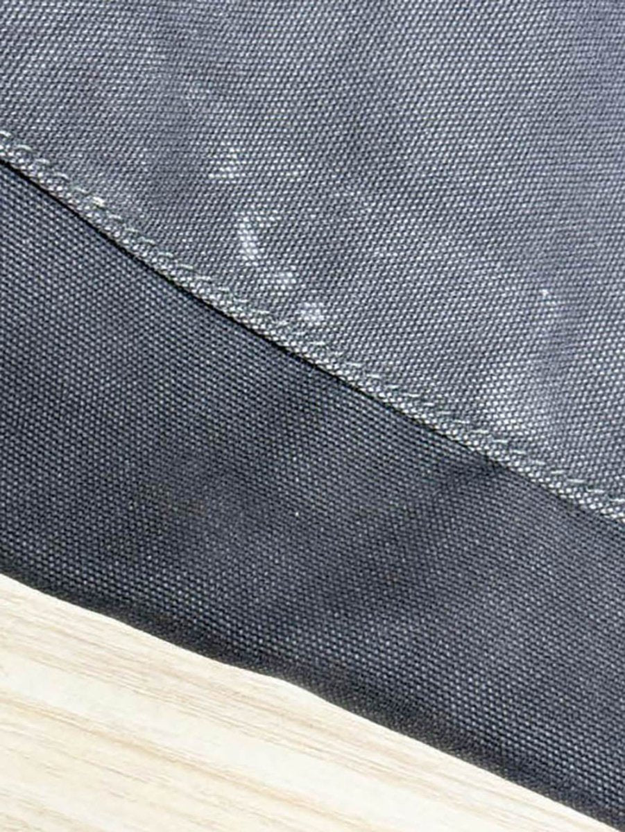 boss orange leather detail canvas messenger bag | hugo boss - good market thrift store