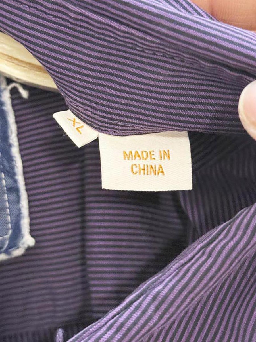 boss orange striped full button shirt | hugo boss - good market thrift store