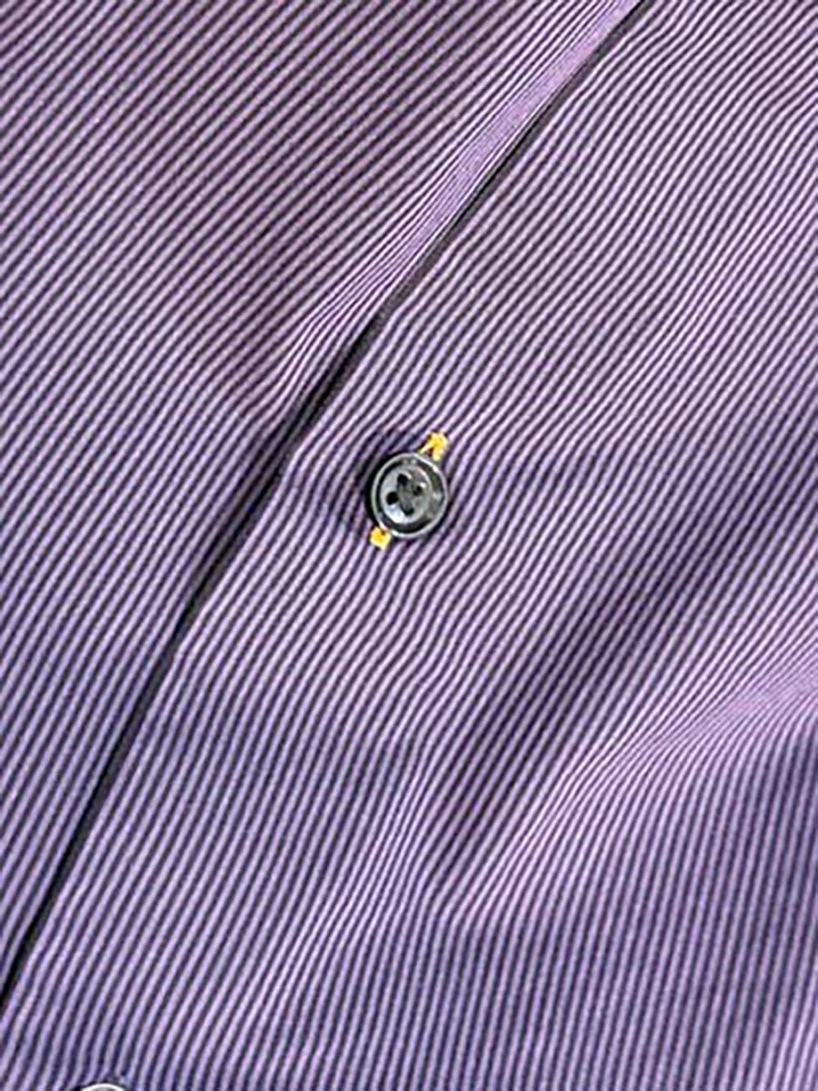 boss orange striped full button shirt | hugo boss - good market thrift store