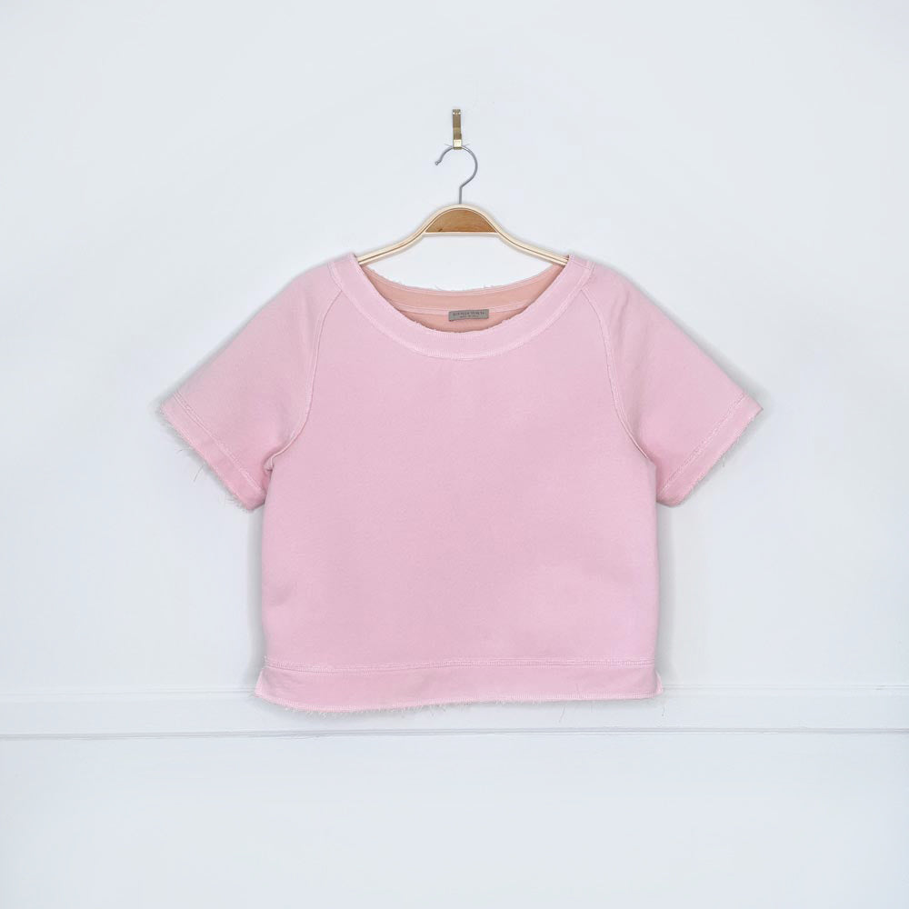 bottega veneta raw hem boxy structured tee
