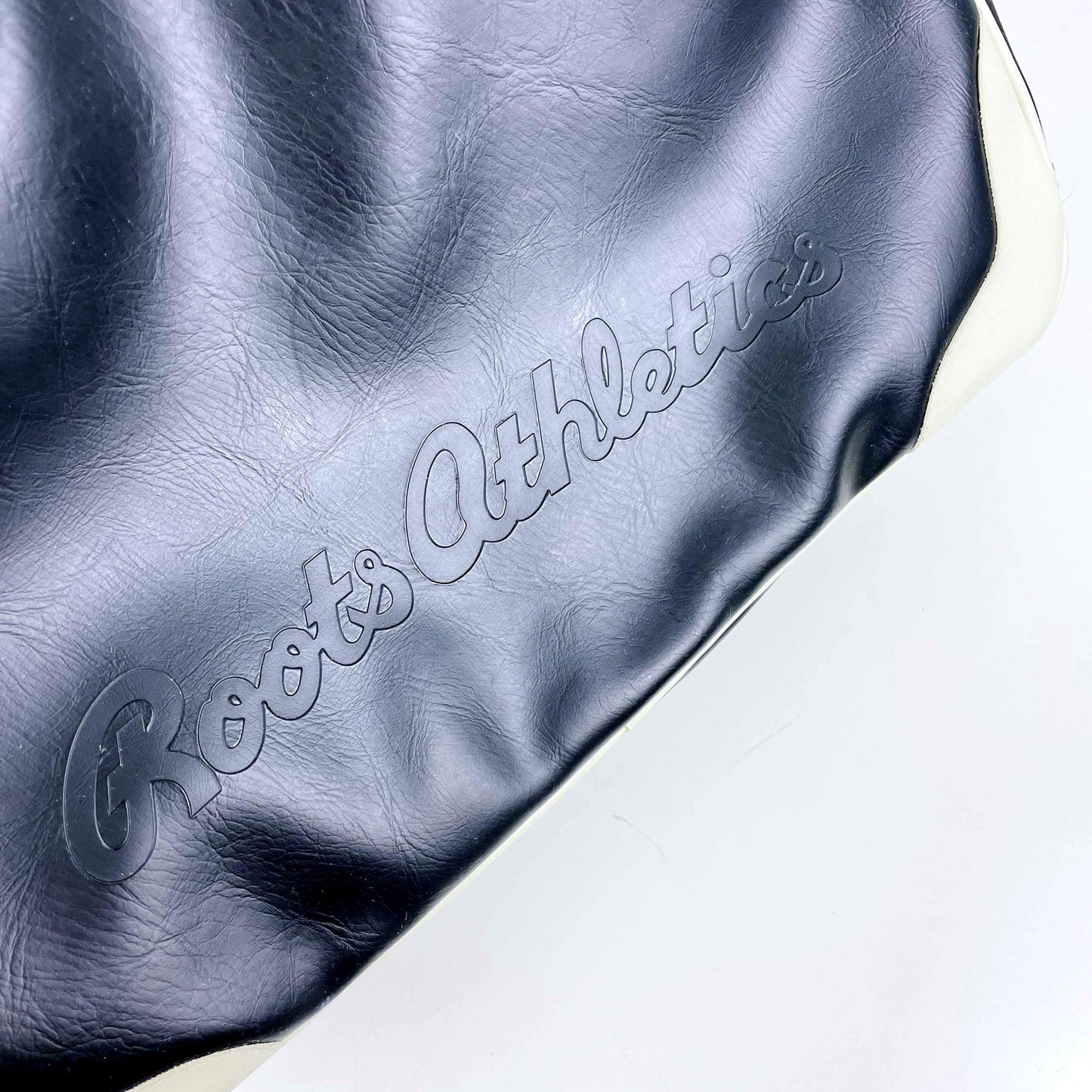 vintage 00s roots faux leather retro bowling bag