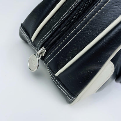 vintage 00s roots faux leather retro bowling bag