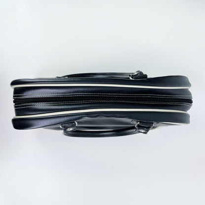 vintage 00s roots faux leather retro bowling bag