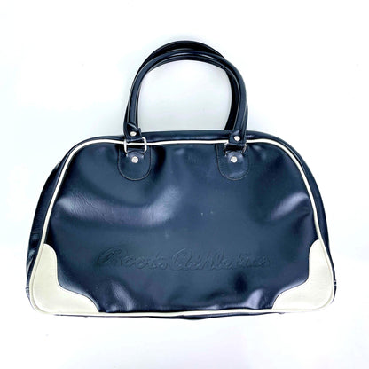 vintage 00s roots faux leather retro bowling bag