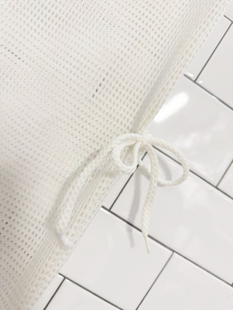 boxy mesh side tie beach cover - up - good market thrift store