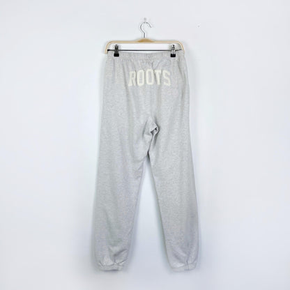 roots 2018 high rise boyfriend sweatpants - size medium