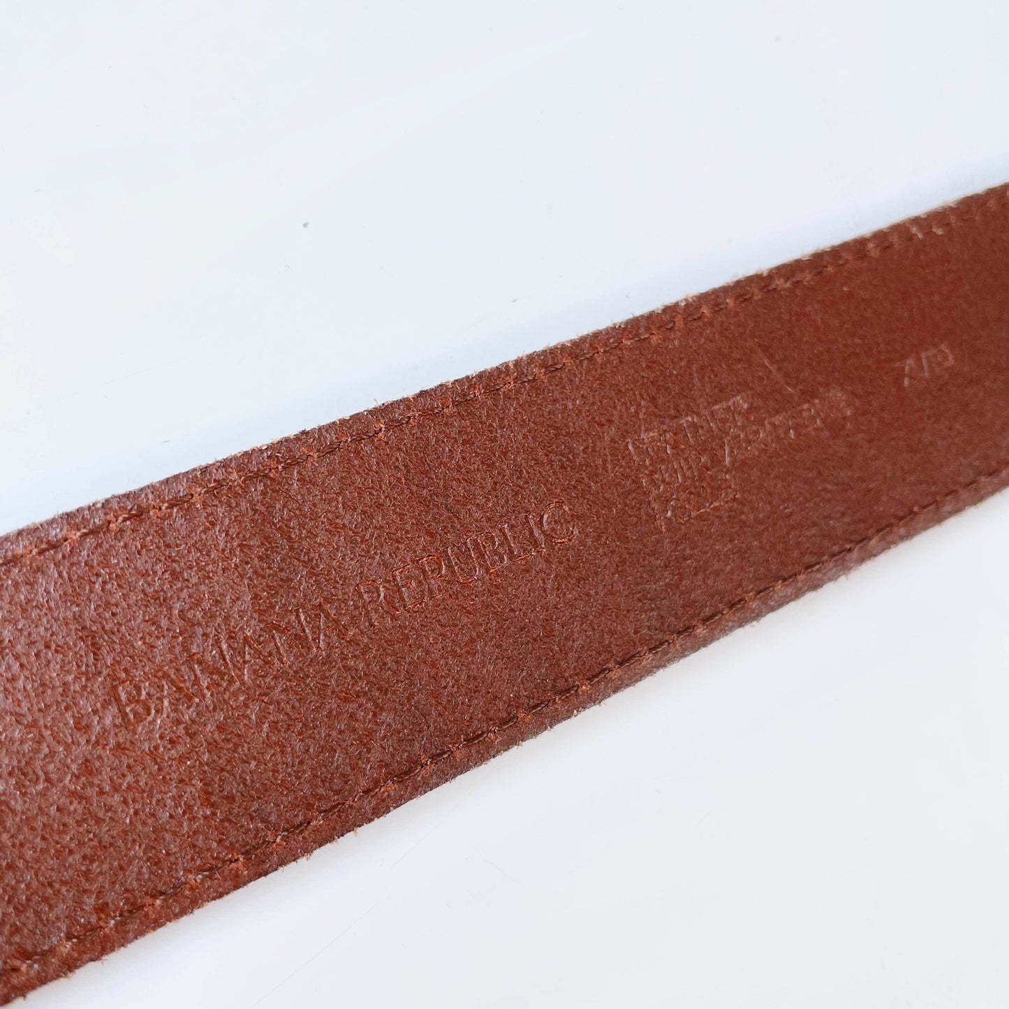 nwt banana republic western croc leather belt