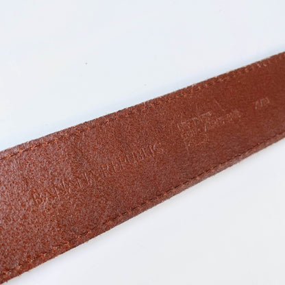 nwt banana republic western croc leather belt