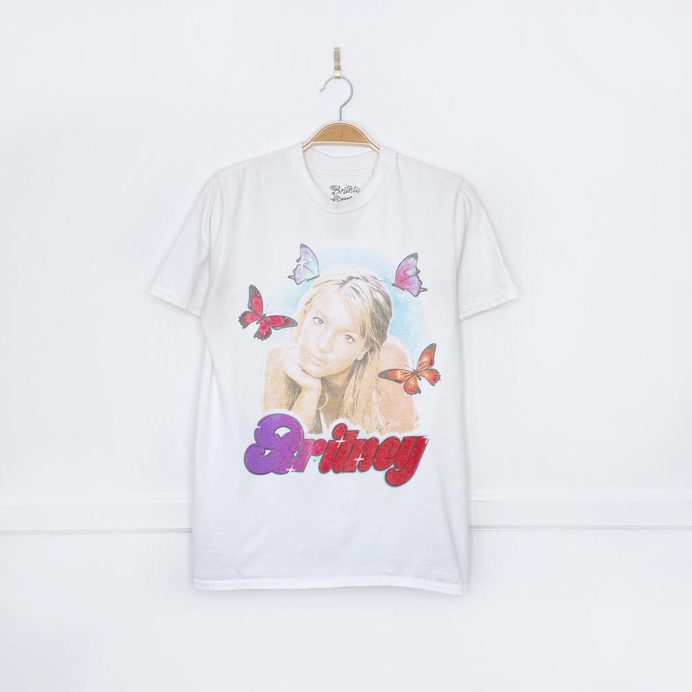 britney spears 2022 butterfly graphic tee