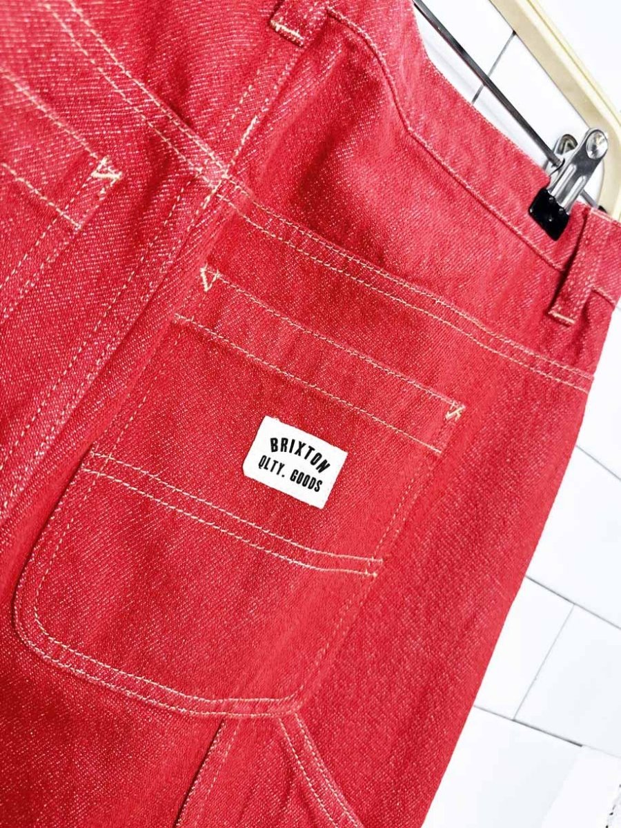 brixton essex contrast stitch carpenter pants - good market thrift store