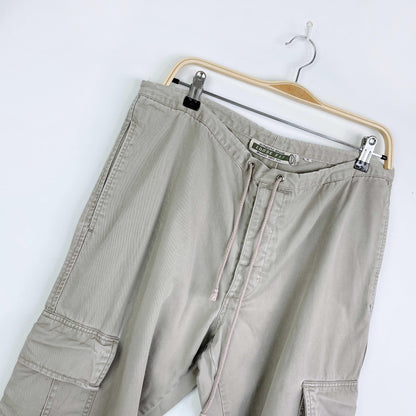 vintage 00's brody drawstring loose-fit cargo pants