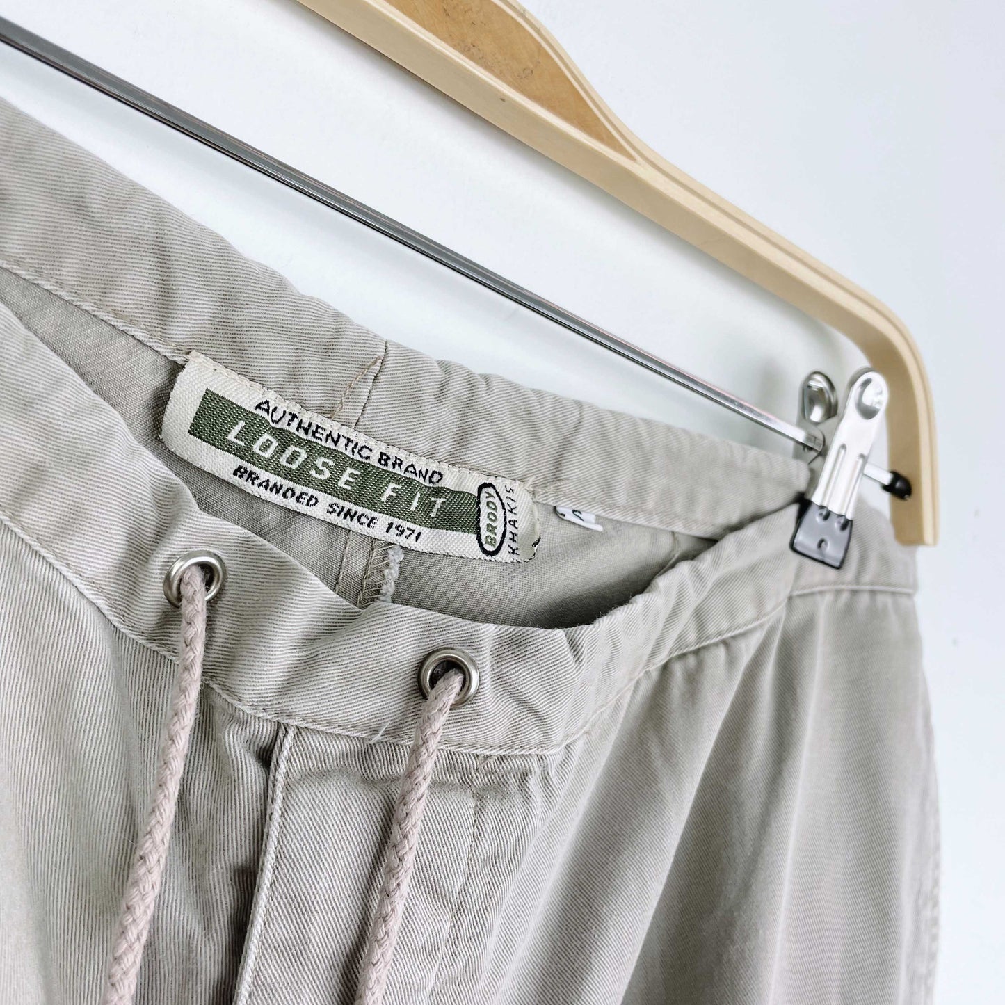vintage 00's brody drawstring loose-fit cargo pants