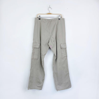vintage 00's brody drawstring loose-fit cargo pants