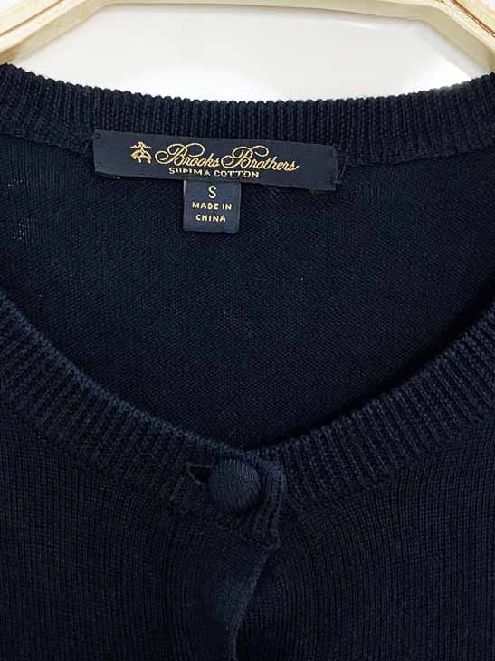 brooks brothers cross-stitch flowers knit summer cardigan - good market thrift store