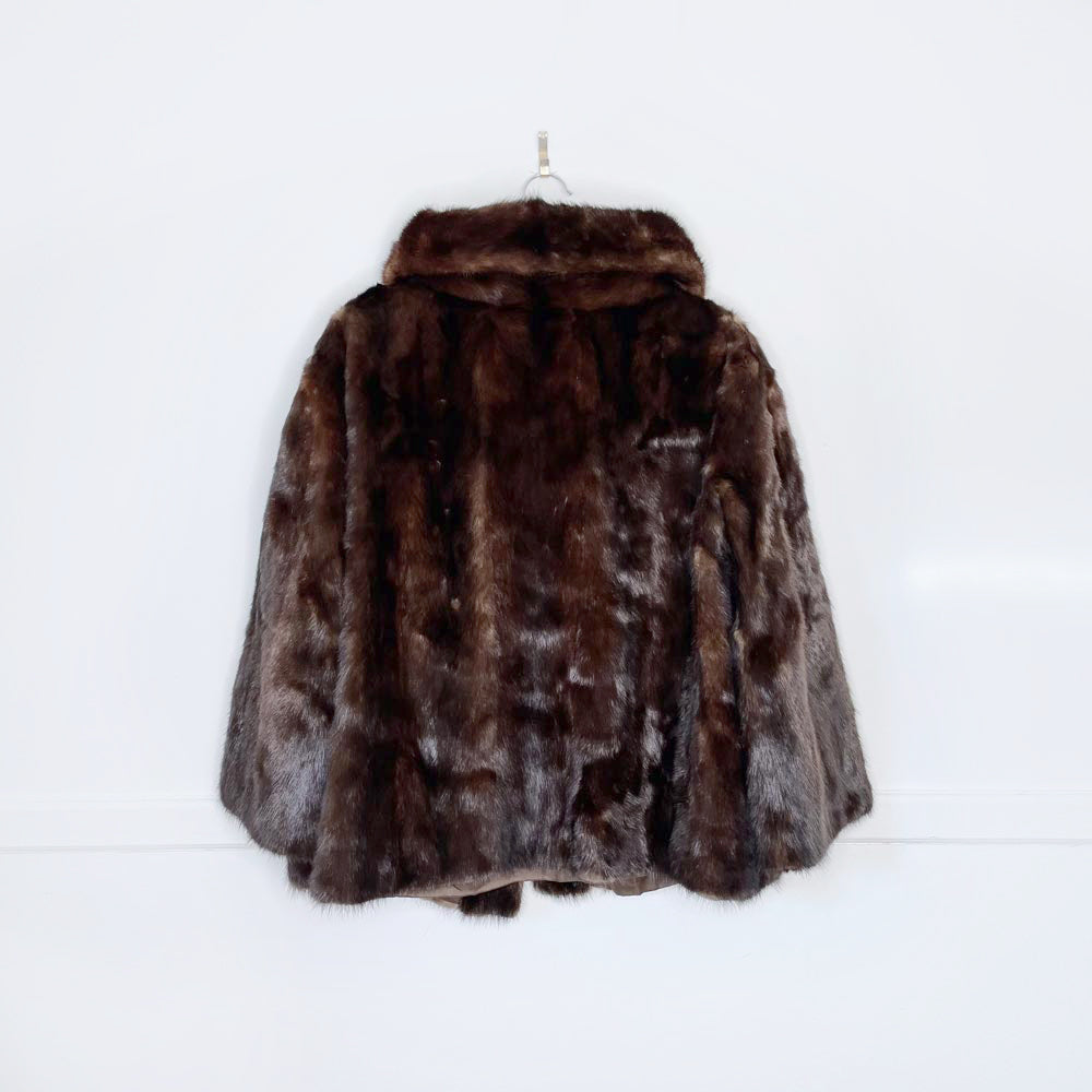 vintage 60s charlebois short mink coat