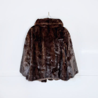 vintage 60s charlebois short mink coat