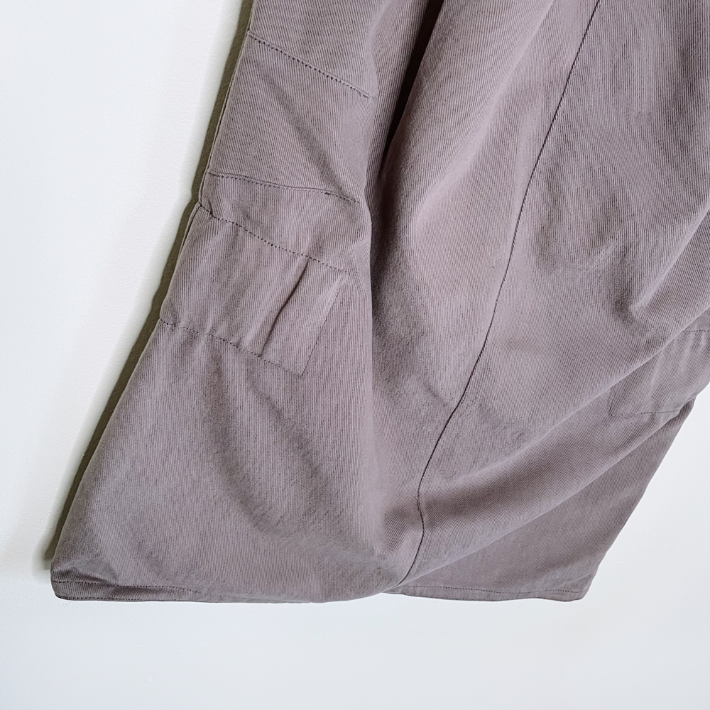 nwt deadstock parasuco rebel-i brown midi skater skirt - size 2