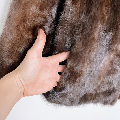 vintage 60s charlebois short mink coat