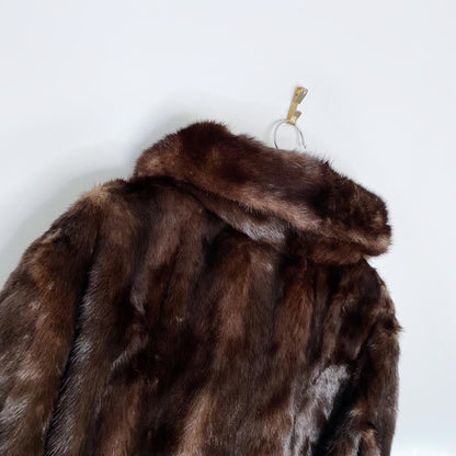 vintage 60s charlebois short mink coat