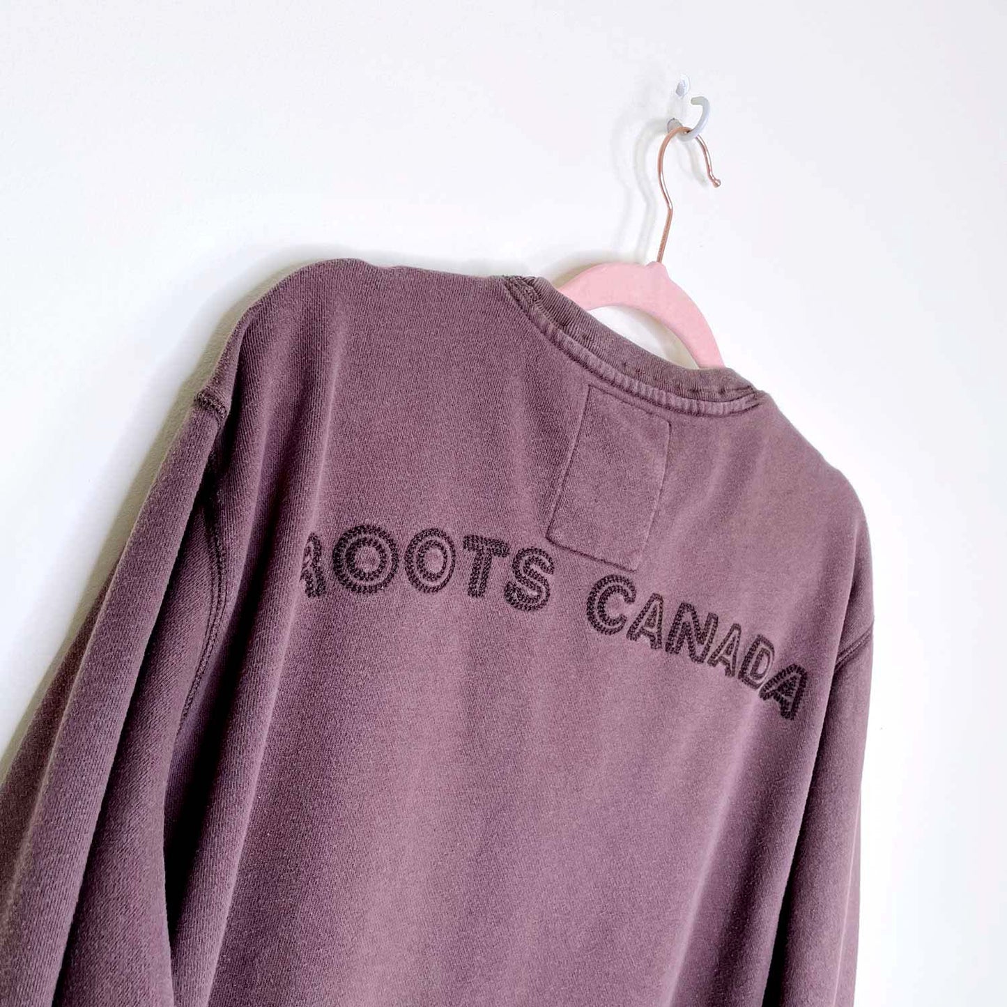 vintage 00s roots brown crew - size large