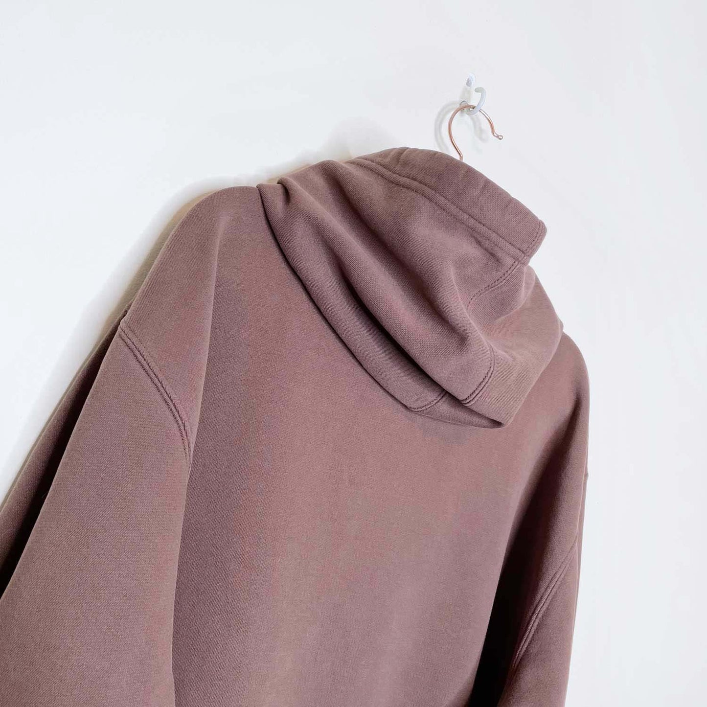 vintage roots brown nameplate hoodie - size xl