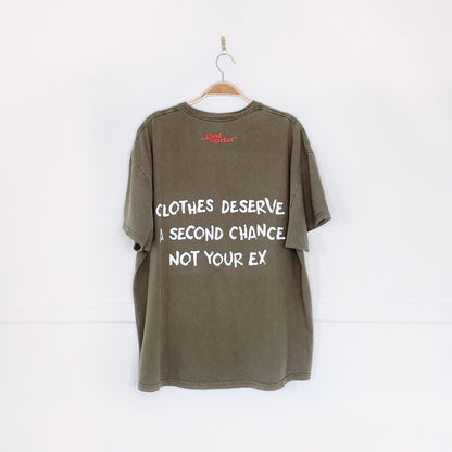 hanes x earth activist pocket tee