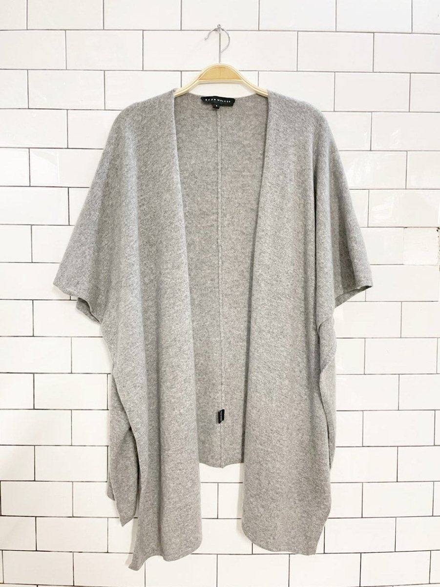 bryn walker 100% cashmere knit cardigan shawl - good market thrift store