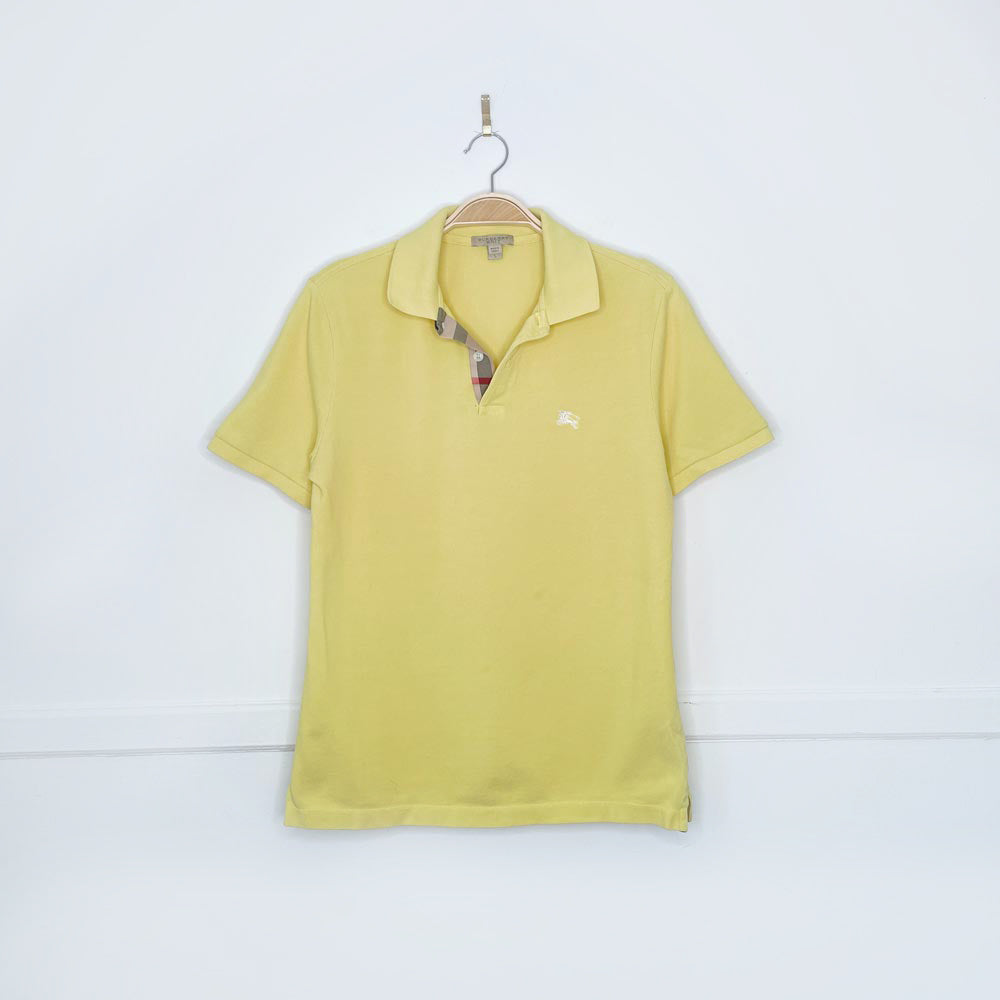 burberry brit lemoncello pique polo