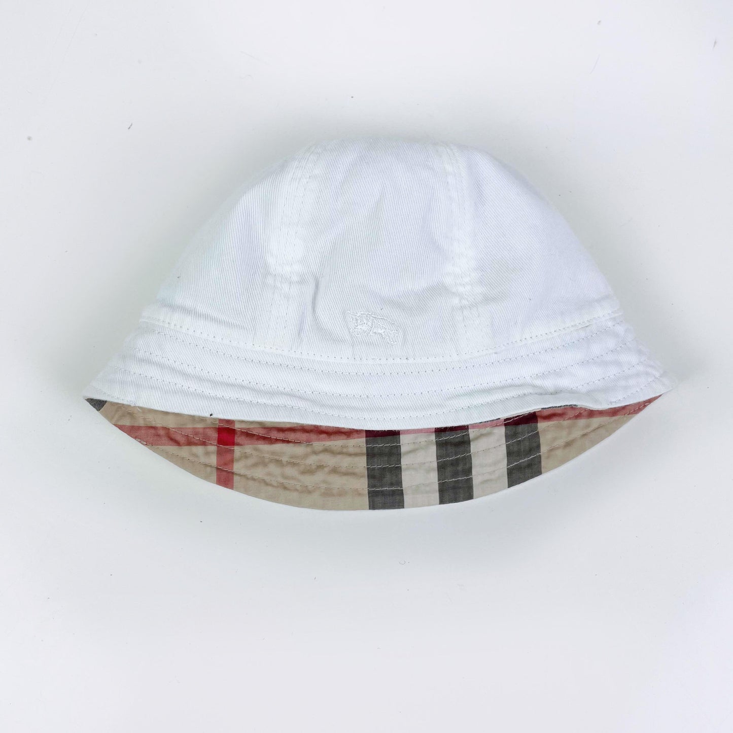 baby burberry reversible bucket hat