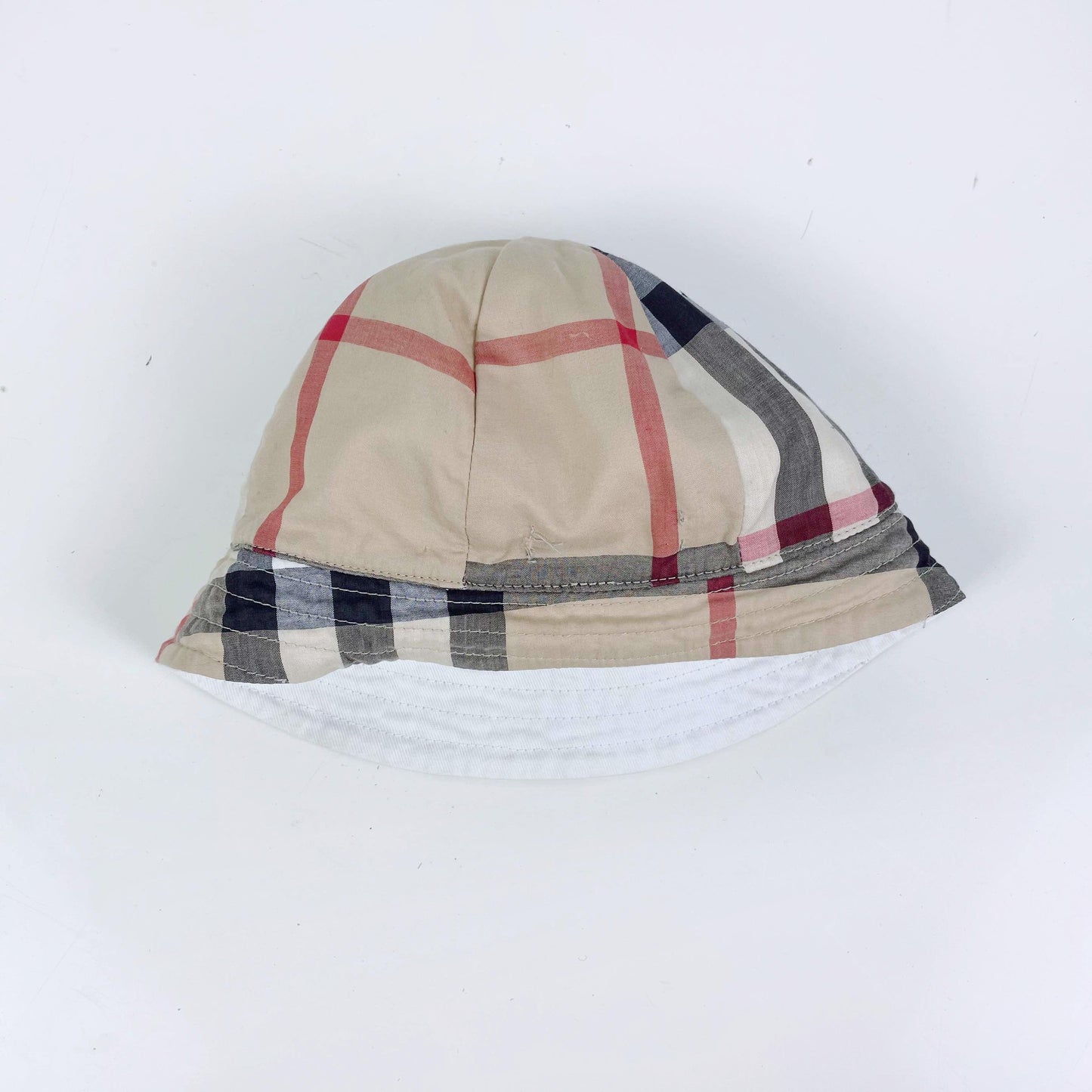 baby burberry reversible bucket hat