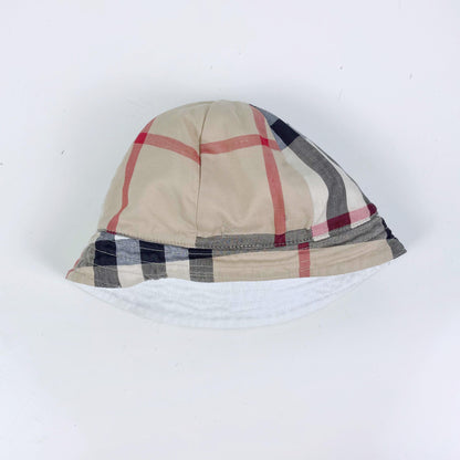 baby burberry reversible bucket hat