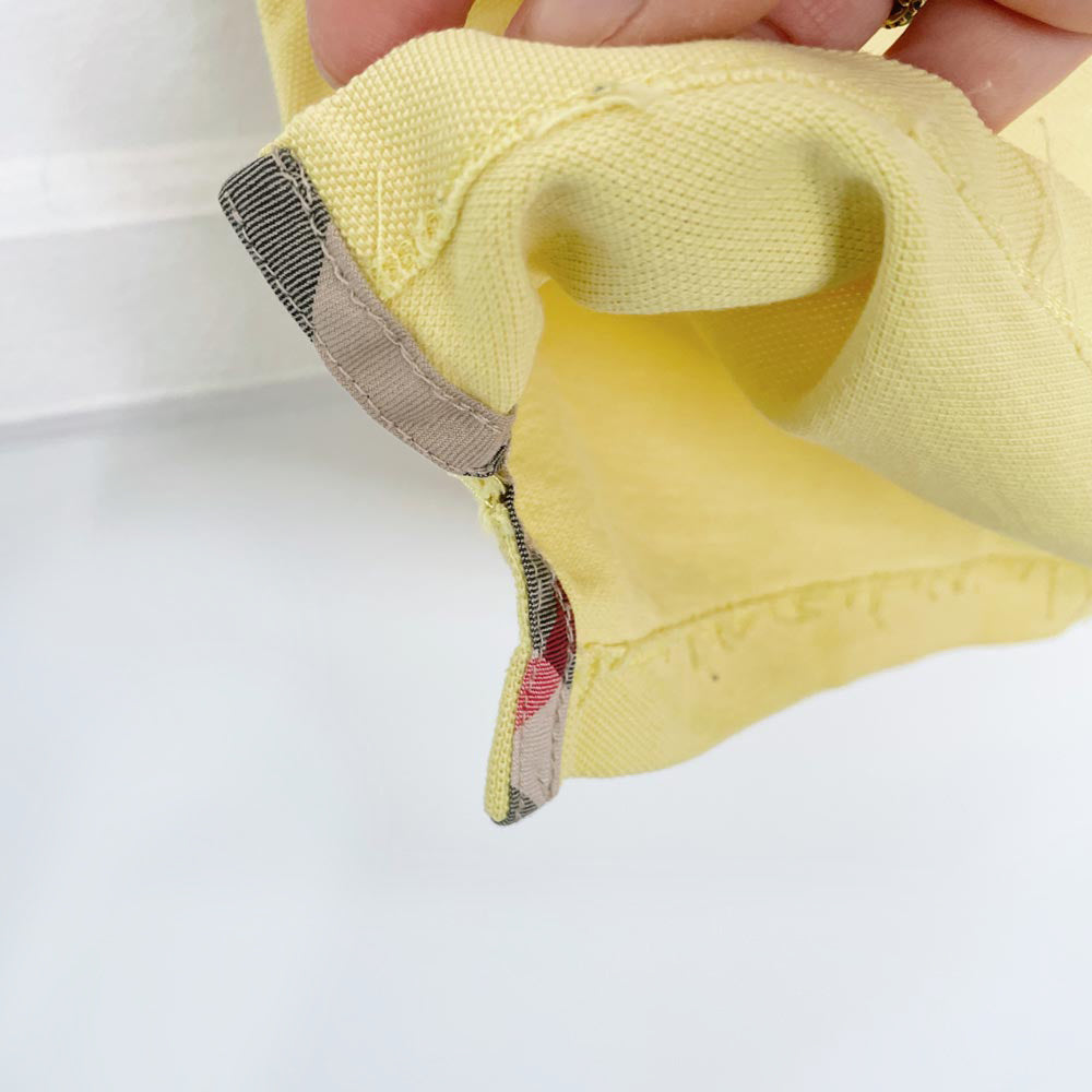burberry brit lemoncello pique polo