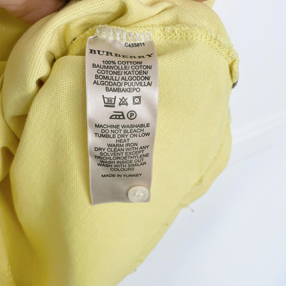 burberry brit lemoncello pique polo