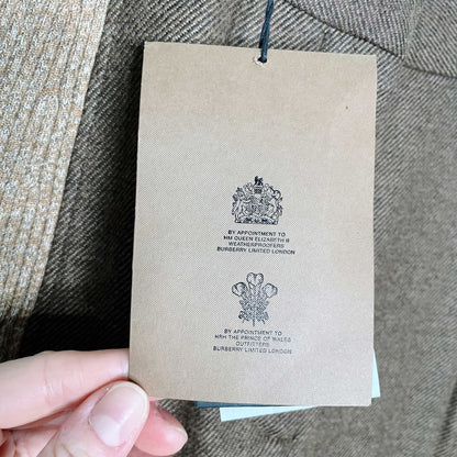 burberry FW2020 runway wool-cashmere split hem trouser