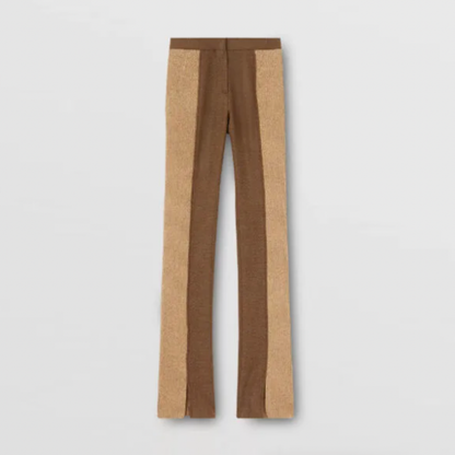 burberry FW2020 runway wool-cashmere split hem trouser