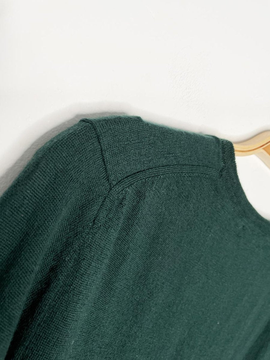 burberry brit 100% merino wool sweater w nova check | rework - good market thrift store